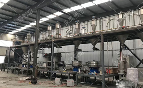 顆粒制造工藝流程---負壓輸送