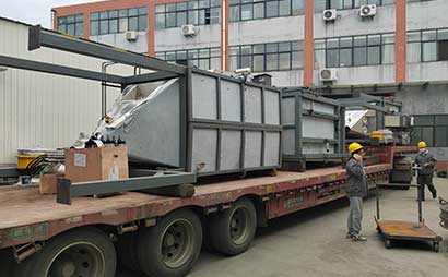 3臺噸袋拆包機四川方向發(fā)貨