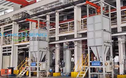 氧化鎢車間用上噸袋拆包機設備后驚艷了