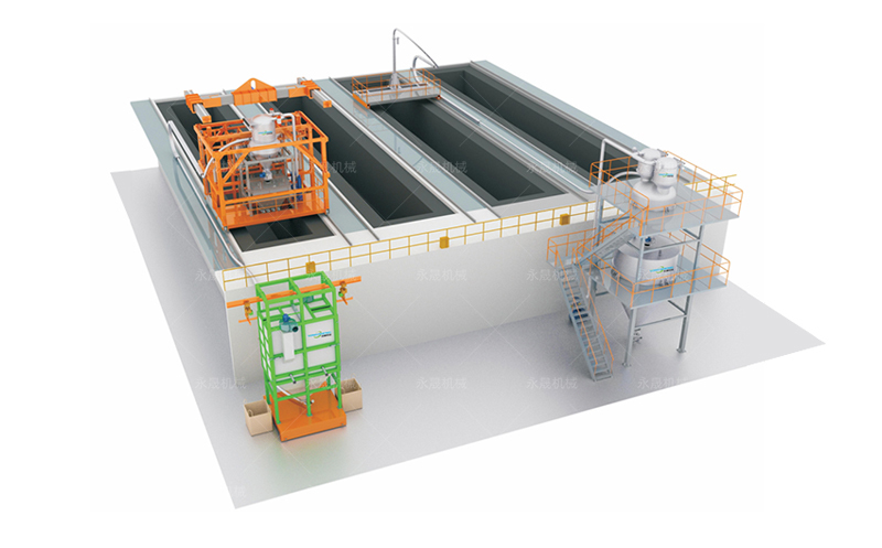 石墨化箱式爐自動(dòng)吸料系統(tǒng)