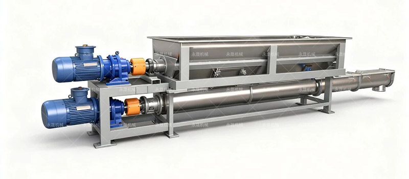 攪拌輸送二合一，破解物料輸送‘板結(jié)’難題"